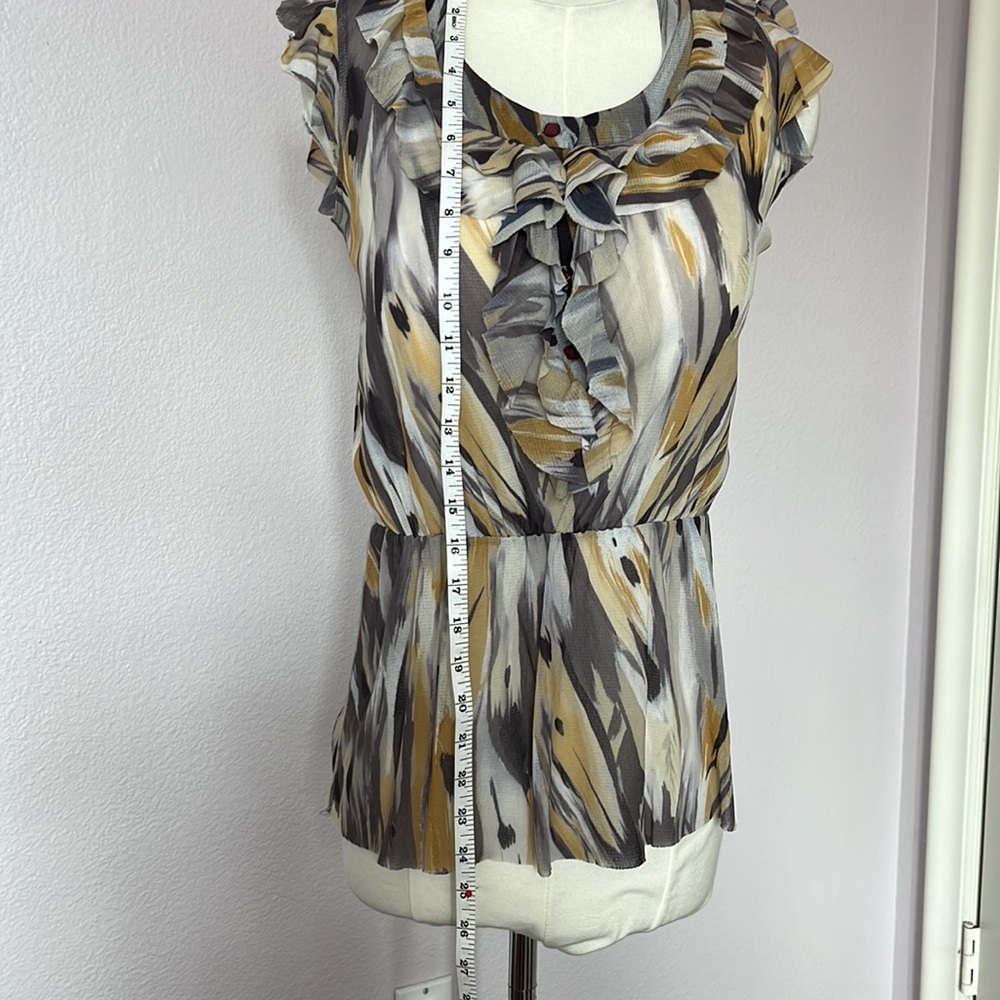 Beautiful Sheer Ruffle Blouse - Picture 8 of 8